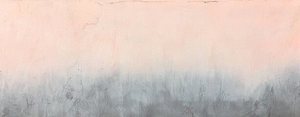 Poster - Concrete wall texture background features a gradient effect, transitioning from a soft pink hue at the top to a cool gray tone at the bottom, creating a visually appealing contrast