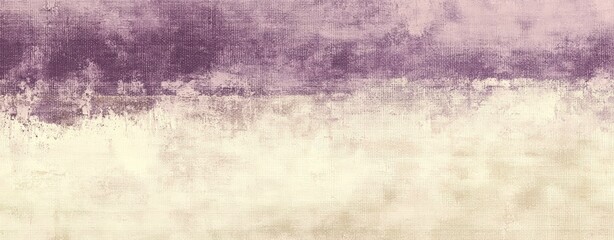 Poster - Abstract painting background with purple and beige colors creating a textured and vintage design, perfect for artistic compositions