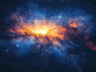 Poster - Exploring the cosmic nebula a distant celestial wonder in the vast universe