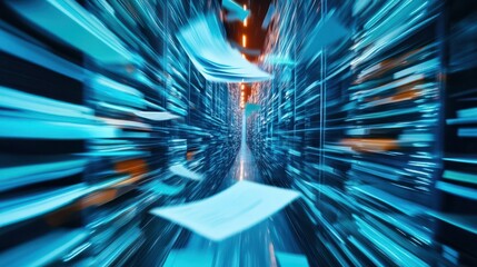Poster - workflow automation in document management minimizes manual tasks.