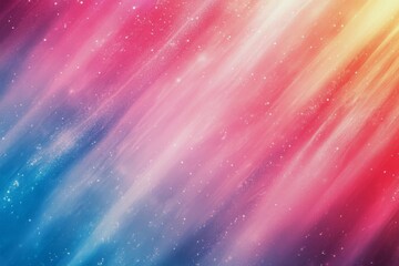 Wall Mural - Colorful abstract background with blended pink and blue hues and sparkling details