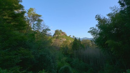 Wall Mural -  岐阜 苗木城 天守跡