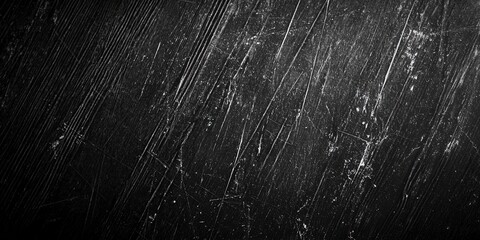 Poster - Textured black surface with scratch marks and subtle highlights