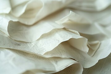 Poster - Old paper stock market quotes forming an abstract background, perfect for finance related visuals