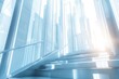 © UK_COLL - A modern, bright staircase in a glass structure, suggesting openness and innovation.