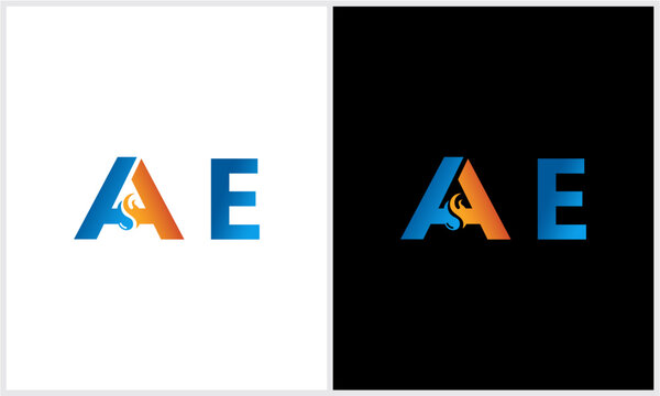 vector initial letter AE.eps