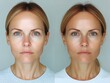 © MarisaSp - before and after comparison of mature woman highlighting natural beauty, skincare, and cosmetic enhancements