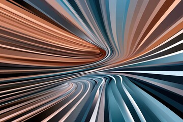 Poster - Abstract Light Wave Background Design