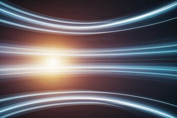 Poster - Luminous Energy Stream Background with Dynamic Flow and Sleek Design