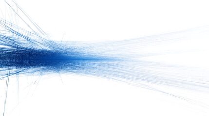 Poster - blue glowing lines on black background, diagonal, gradient, abstract