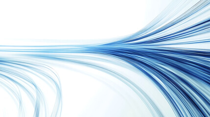 Poster - blue glowing lines on black background, diagonal, gradient, abstract