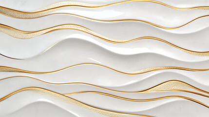 Poster - Golden fireworks on a white background