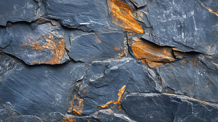 Aufkleber - Natural black stone texture or dark grey black slate background, abstract black stone pattern