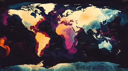 Poster - Worldmap Big Data Visualization and Machine Learning