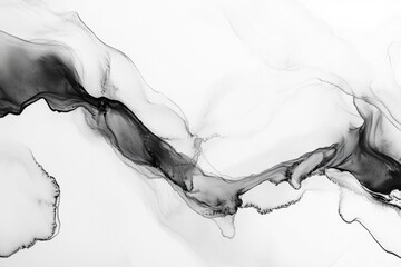 Poster - a monochromatic representation of water waves, perfect for adding a touch of serenity to any design