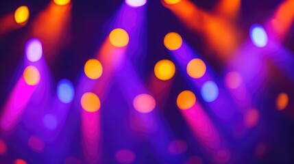 Poster - A collection of lights on a stage, ideal for event or performance photography