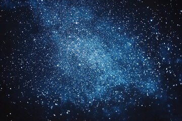 Poster - A dark blue background filled with stars, ideal for use in presentations, websites or social media posts