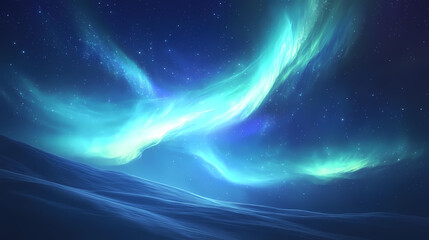 Wall Mural - abstract aurora light gradient background. liquid wavy blur texture overlay. poster, banner, present