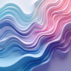 Aufkleber - abstract background A symphony of pastel hues, flowing and rippling in a mesmerizing display of abstract form.