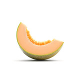 Ripe cantaloupe melon slice
