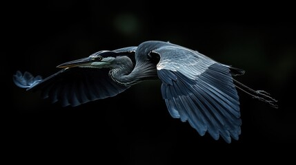 A heron flying bird animal.