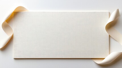 Aufkleber - Close-up of canvas paper texture background with subtle weave and smooth finish, perfect for paper-based design projects or art mockups, isolated on white.