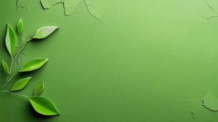 Poster - Detailed green texture background background with rich, subtle patterns, perfect for nature-themed designs or branding, isolated on a clean white background.
