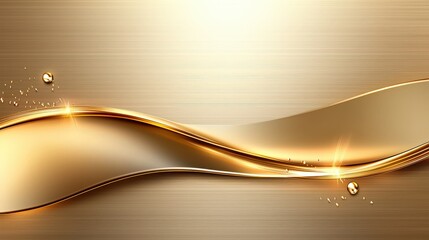 Fototapete - Elegant gold metal texture background with fine surface details, resolution on a clean white background.