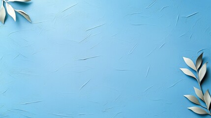 Poster - blue paper texture background with soft grain smooth and elegant for design themes.