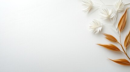 Poster - close-up of texture background paper background with subtle fibers and organic feel, ideal for design projects, isolated on a clean white backdrop.