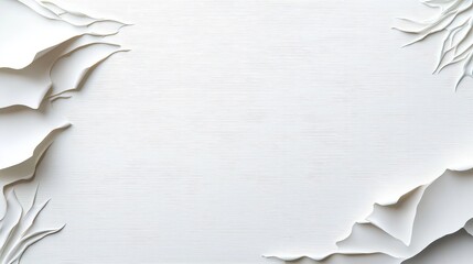 Poster - close-up of texture background paper with subtle wrinkles and natural patterns, perfect for design or print materials, displayed on a white background.