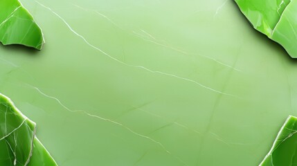 Poster - Natural green stone surface with unique veining and texture background, ideal for digital and print designs, isolated on a white background.