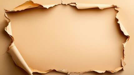 Poster - Rough grunge paper texture background with visible creases and stains, ideal for old-fashioned design styles.