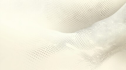 Poster - cream background with halftone dotted pattern. the background has a soft cream color and a textured,