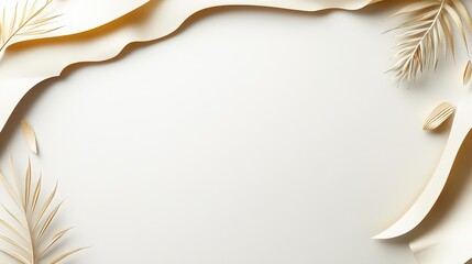 Poster - Soft, detailed paper texture background background with natural elements, ideal for graphic design or background use, isolated against a white backdrop.