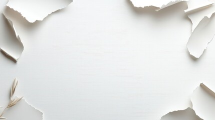 Poster - Soft, detailed paper texture background background with natural elements, ideal for graphic design or background use, isolated against a white backdrop.