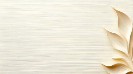 Poster - Subtle linen texture background on paper, seamless and soft ideal for print designs.