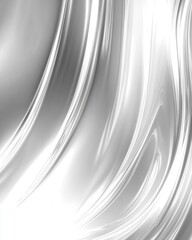 Poster - Silver effect background with white glow light effect