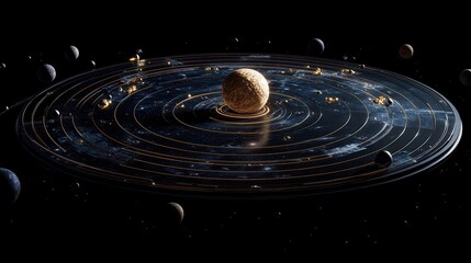 Wall Mural - solar system astronomy universe galaxy.