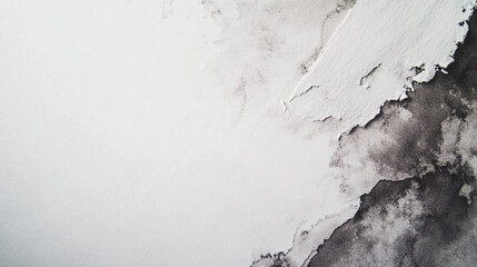 Poster - Abstract texture of peeling paint on a wall showcasing white and grey colors in natural light