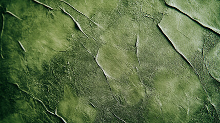 Poster - Textured green wall surface showcasing unique patterns and shades during daylight hours