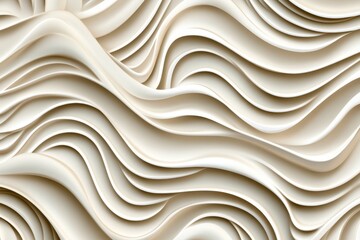 Aufkleber - Simple pattern of thin, white lines on a pale background, minimalist and modern