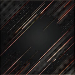 Sticker - Abstract dark background with diagonal glowing lines and subtle texture.