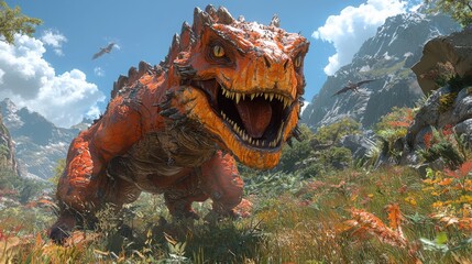 Poster - Explore the vibrant immersive virtual reality world an epic adventure in a stunning digital landscape