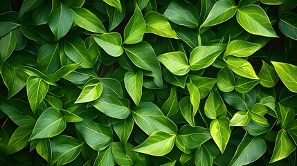 Wall Mural - Green Leaves Background