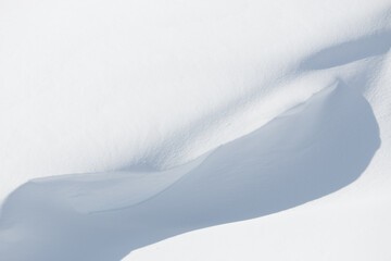 bright white snow abstract texture background and shadow