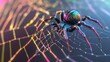 © Horsi - iridescent spider web