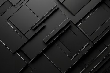 Poster - A contemporary abstract background with a digital black backdrop. Generative Ai