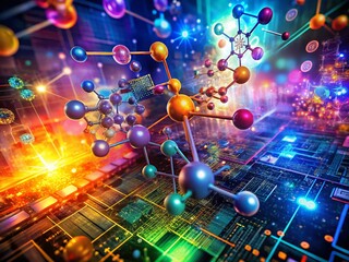 Poster - Quantum Simulation in Double Exposure Photography: Merging Quantum Systems and Advanced Materials Science for Innovative Research and Development