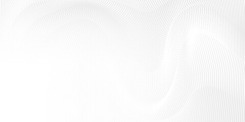 Poster - dot white gray wave light technology texture background. abstract big data digital concept. 3d rende